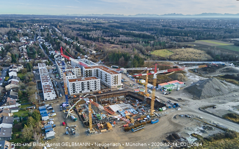 14.12.2020 - die Baustelle Alexisquartier in Neuperlach