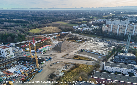 14.12.2020 - die Baustelle Alexisquartier in Neuperlach