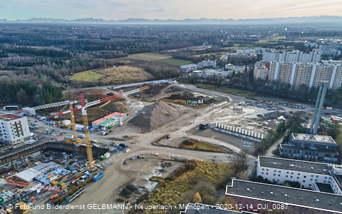 14.12.2020 - die Baustelle Alexisquartier in Neuperlach