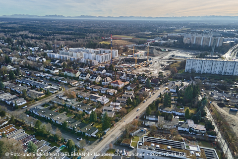 14.12.2020 - die Baustelle Alexisquartier in Neuperlach