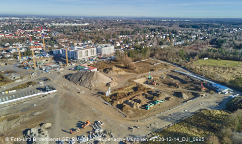 14.12.2020 - die Baustelle Alexisquartier in Neuperlach