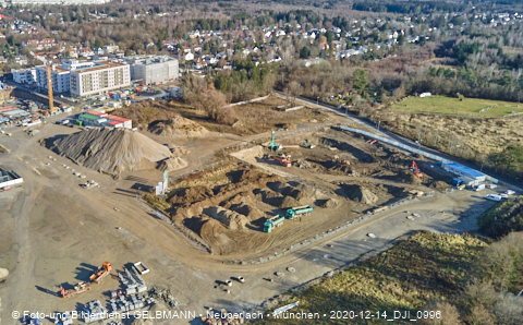 14.12.2020 - die Baustelle Alexisquartier in Neuperlach
