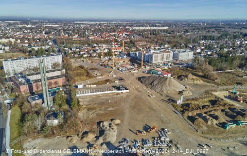 14.12.2020 - die Baustelle Alexisquartier in Neuperlach
