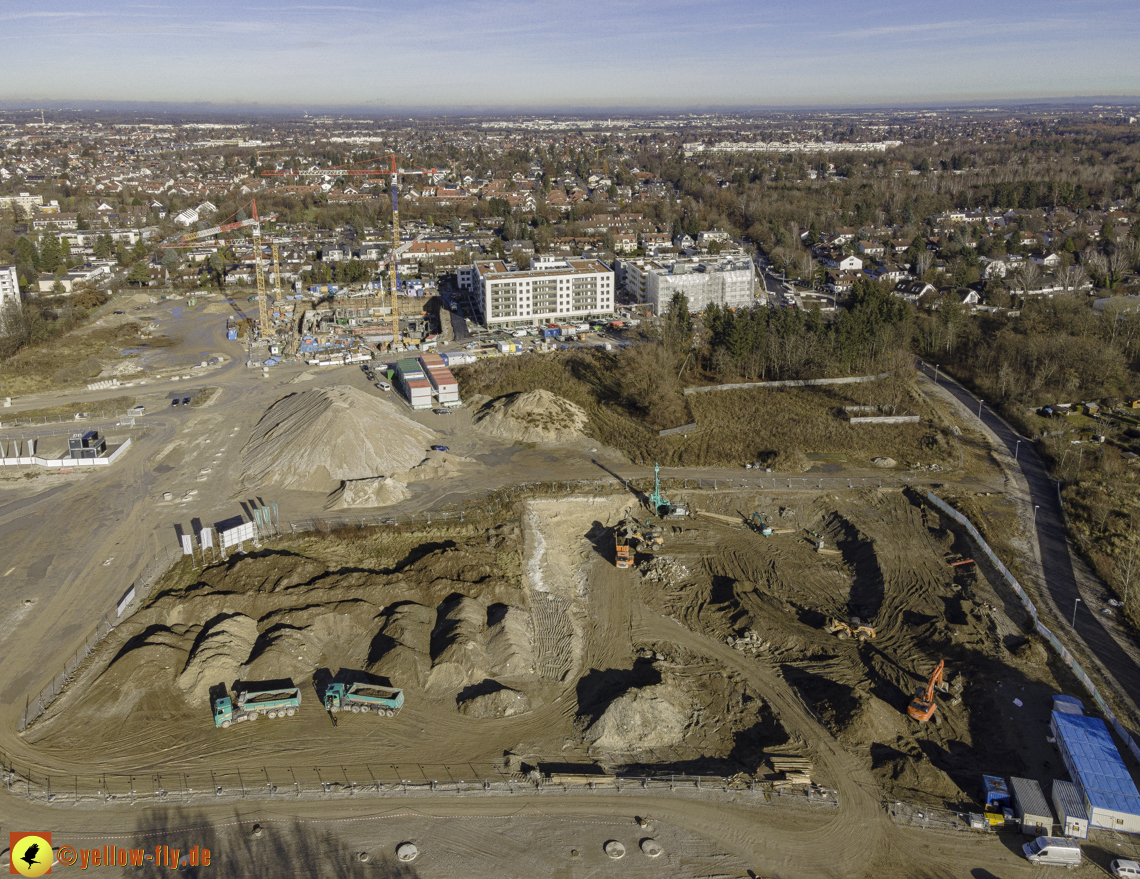 14.12.2020 - Baustelle Alexisquartier und PandionVerde in Neuperlach