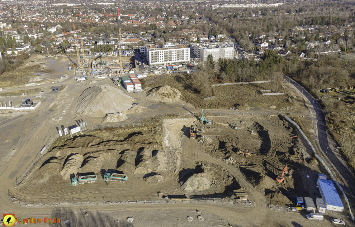 14.12.2020 - Baustelle Alexisquartier und PandionVerde in Neuperlach