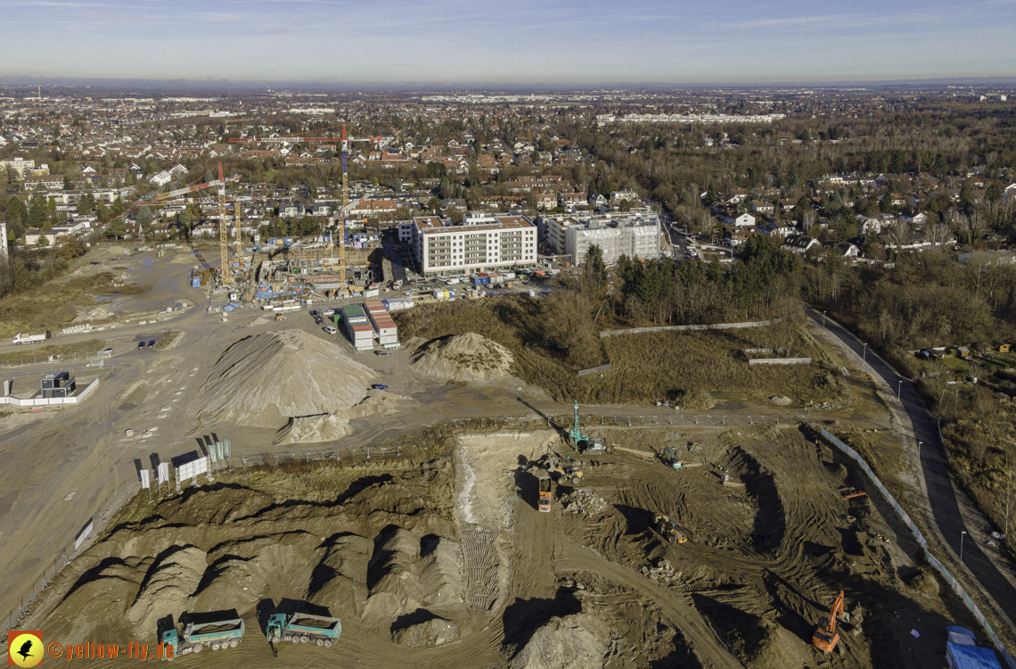 14.12.2020 - Baustelle Alexisquartier und PandionVerde in Neuperlach