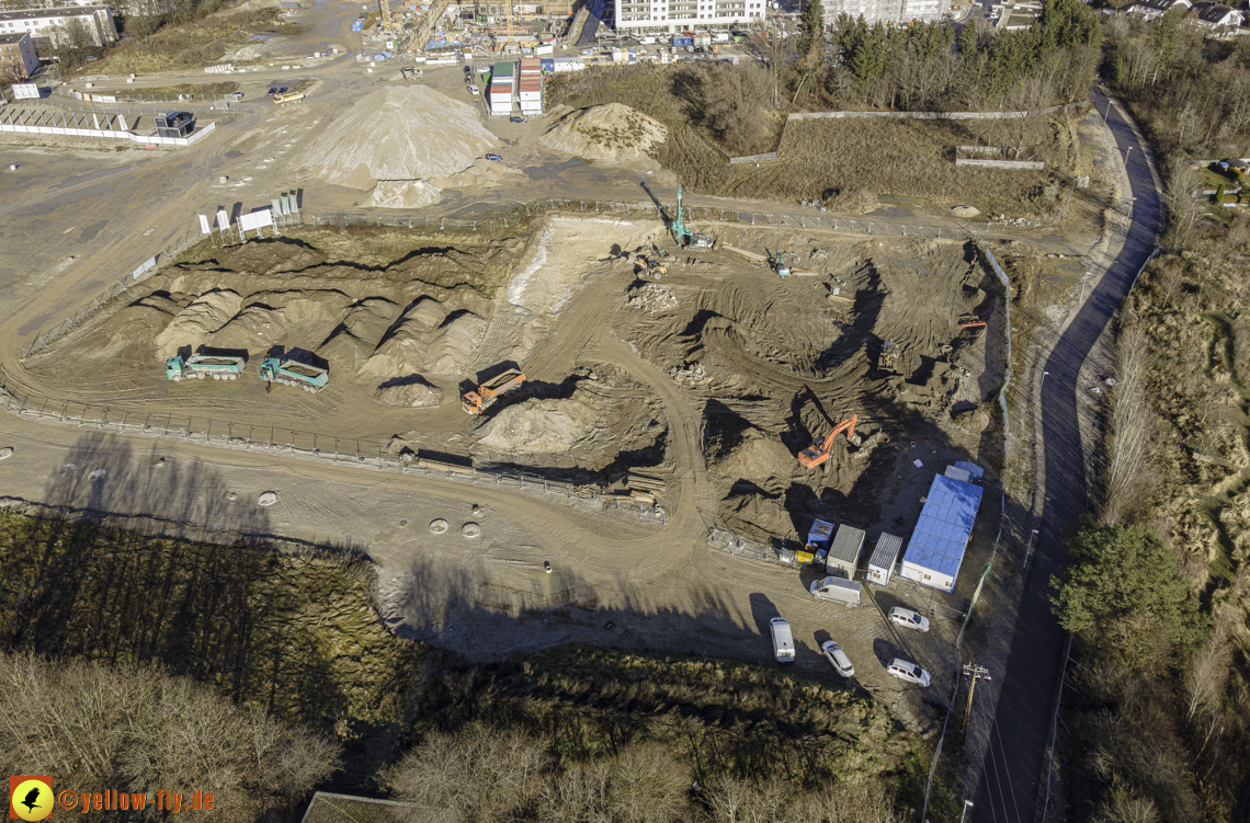 14.12.2020 - Baustelle Alexisquartier und PandionVerde in Neuperlach