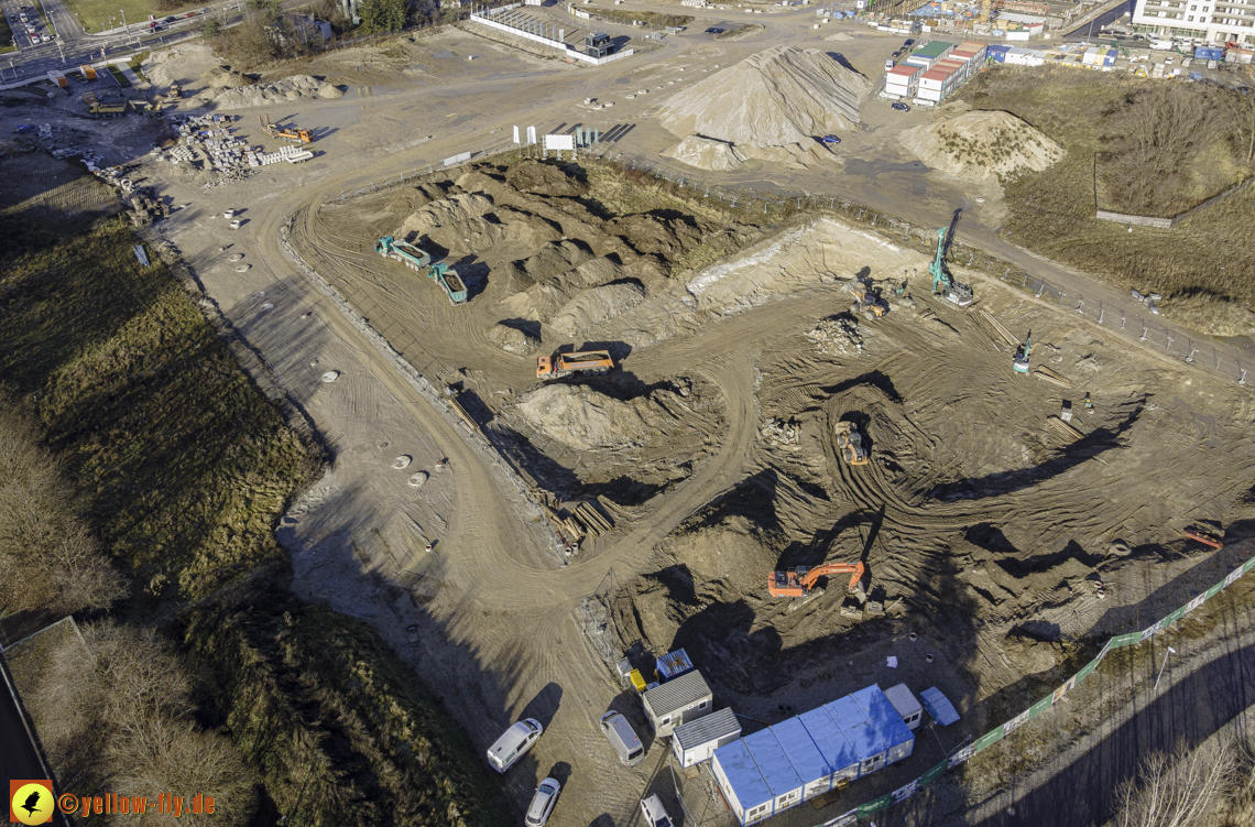 14.12.2020 - Baustelle Alexisquartier und PandionVerde in Neuperlach