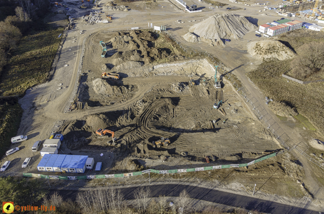 14.12.2020 - Baustelle Alexisquartier und PandionVerde in Neuperlach