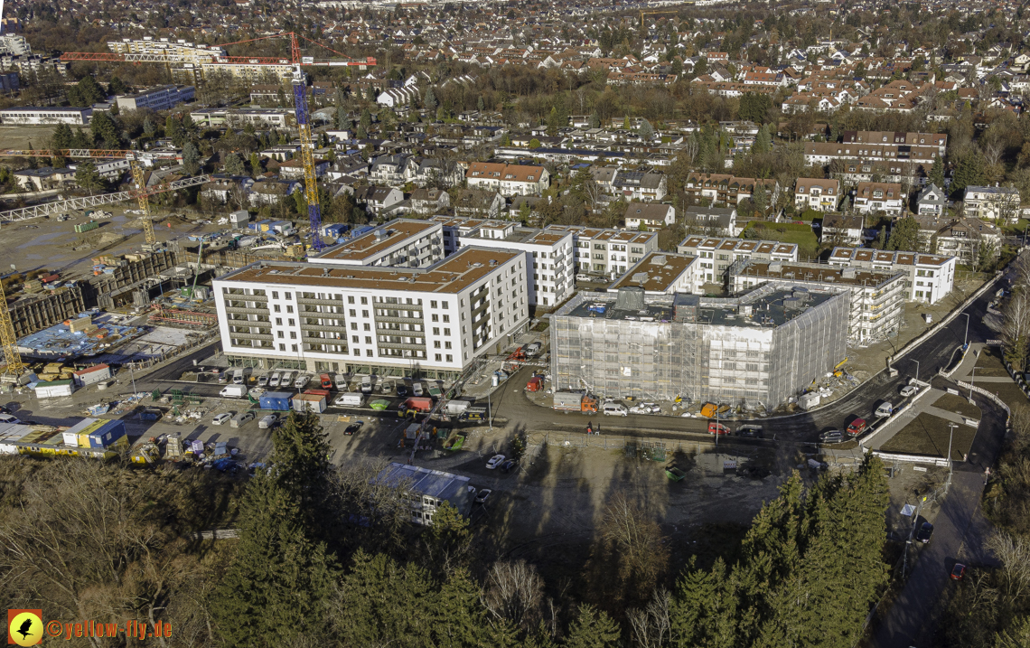 14.12.2020 - Baustelle Alexisquartier und PandionVerde in Neuperlach