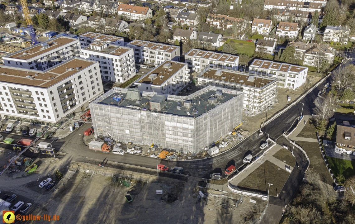 14.12.2020 - Baustelle Alexisquartier und PandionVerde in Neuperlach