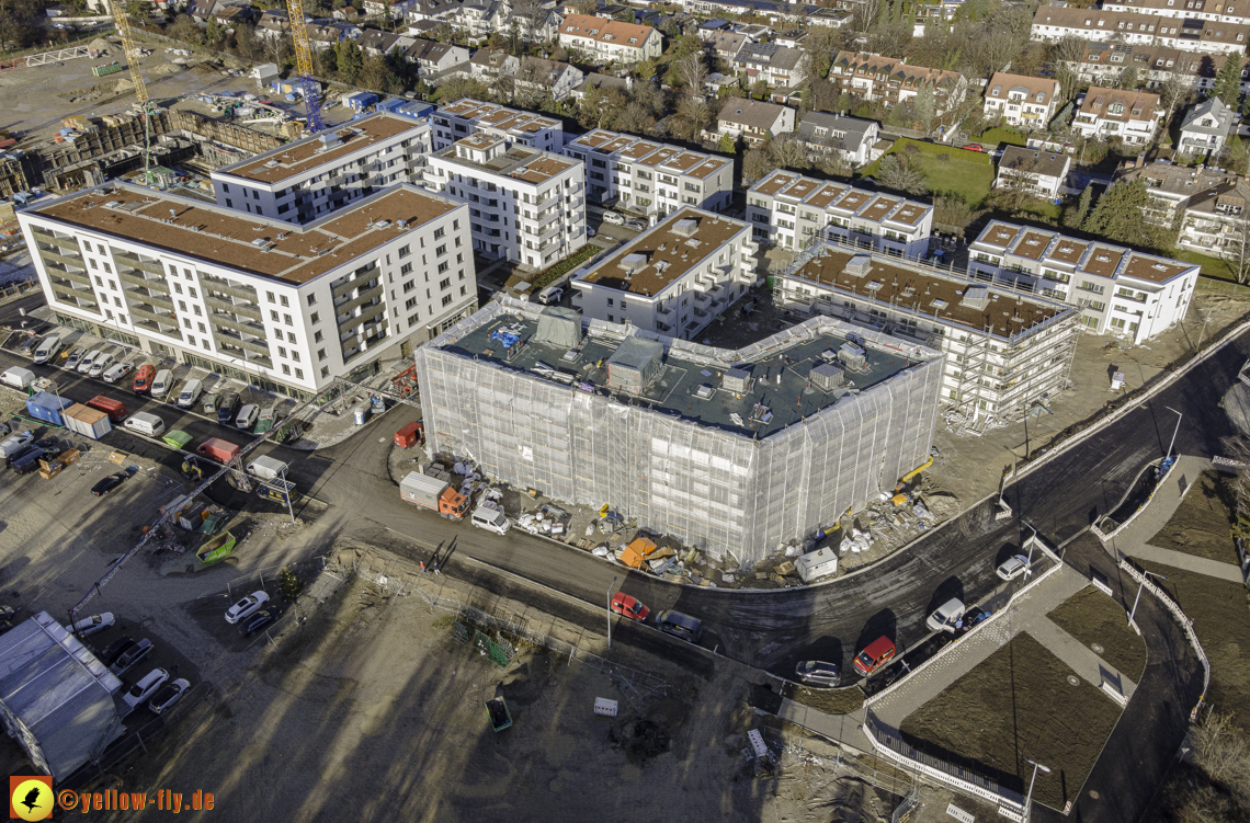 14.12.2020 - Baustelle Alexisquartier und PandionVerde in Neuperlach