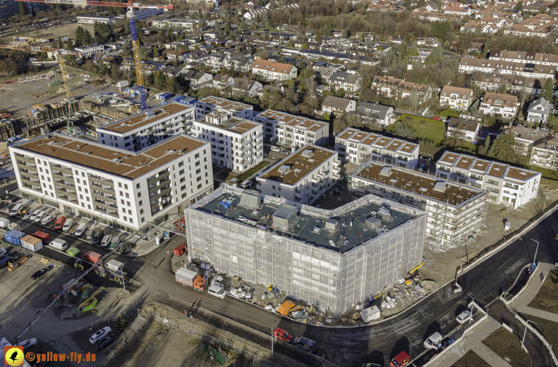 14.12.2020 - Baustelle Alexisquartier und PandionVerde in Neuperlach