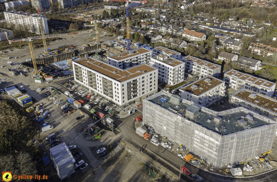 14.12.2020 - Baustelle Alexisquartier und PandionVerde in Neuperlach
