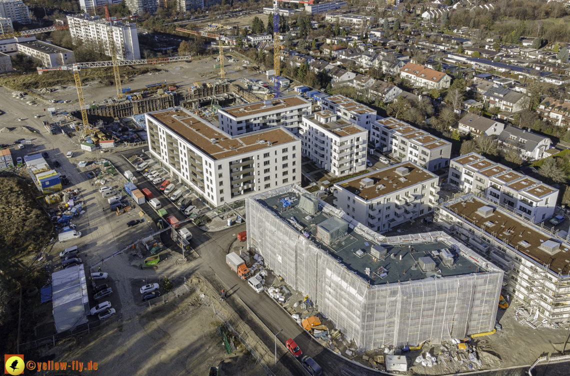 14.12.2020 - Baustelle Alexisquartier und PandionVerde in Neuperlach