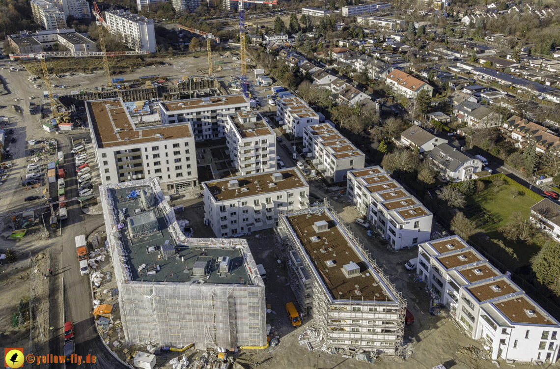 14.12.2020 - Baustelle Alexisquartier und PandionVerde in Neuperlach