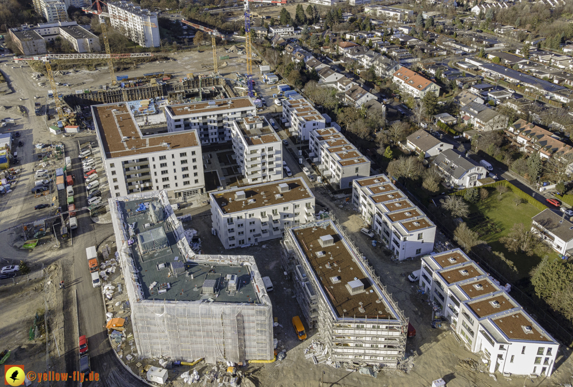 14.12.2020 - Baustelle Alexisquartier und PandionVerde in Neuperlach