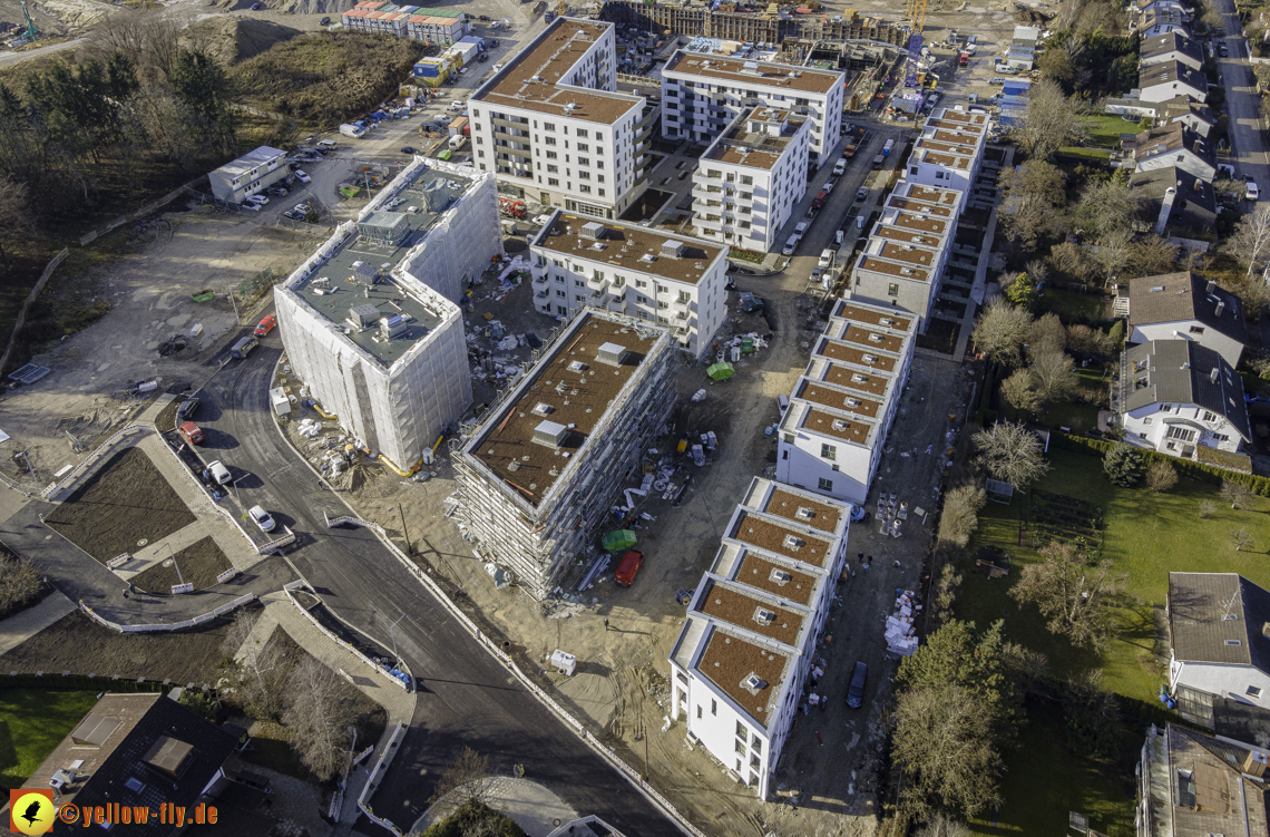 14.12.2020 - Baustelle Alexisquartier und PandionVerde in Neuperlach