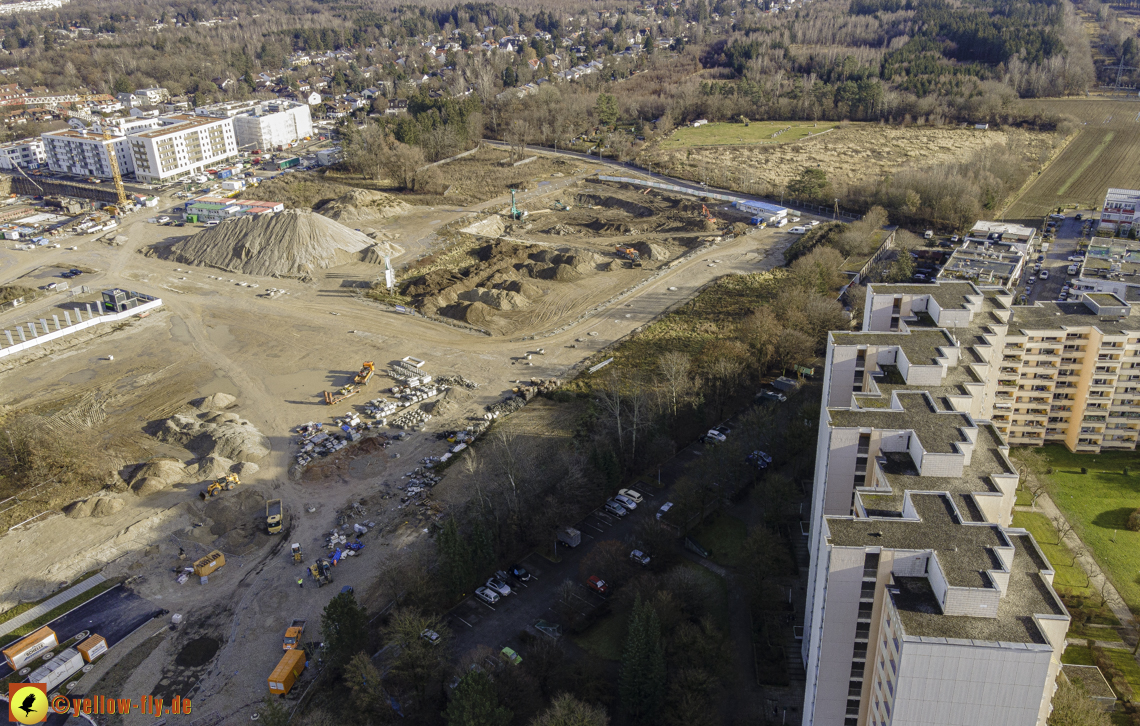 14.12.2020 - Baustelle Alexisquartier und PandionVerde in Neuperlach