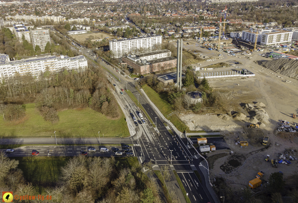 14.12.2020 - Baustelle Alexisquartier und PandionVerde in Neuperlach