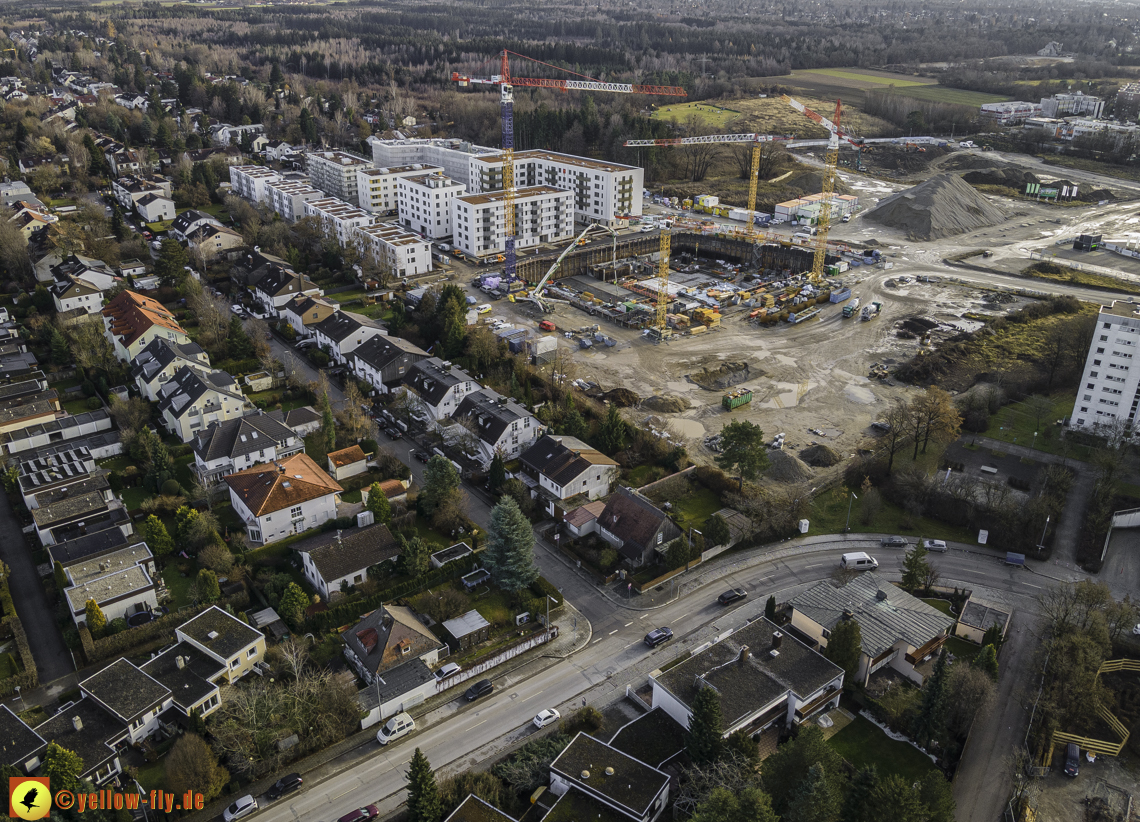 14.12.2020 - Baustelle Alexisquartier und PandionVerde in Neuperlach