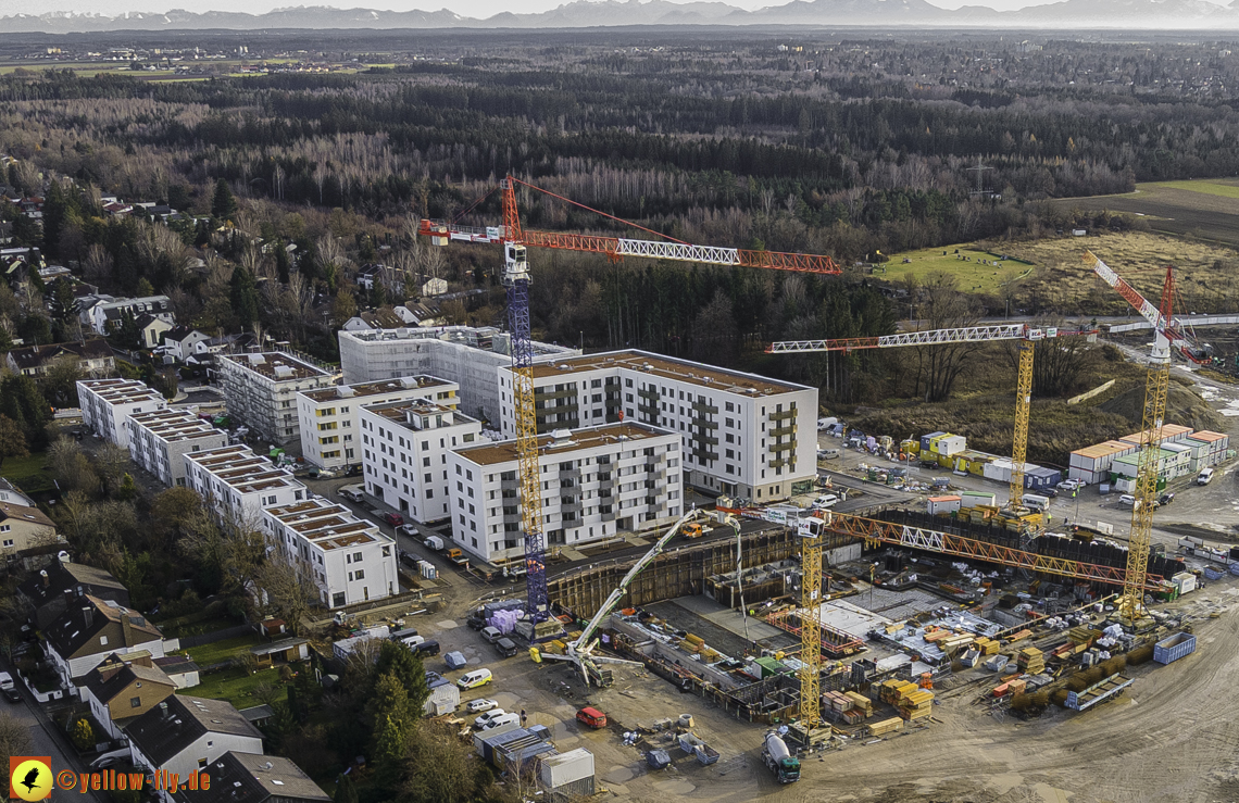 14.12.2020 - Baustelle Alexisquartier und PandionVerde in Neuperlach