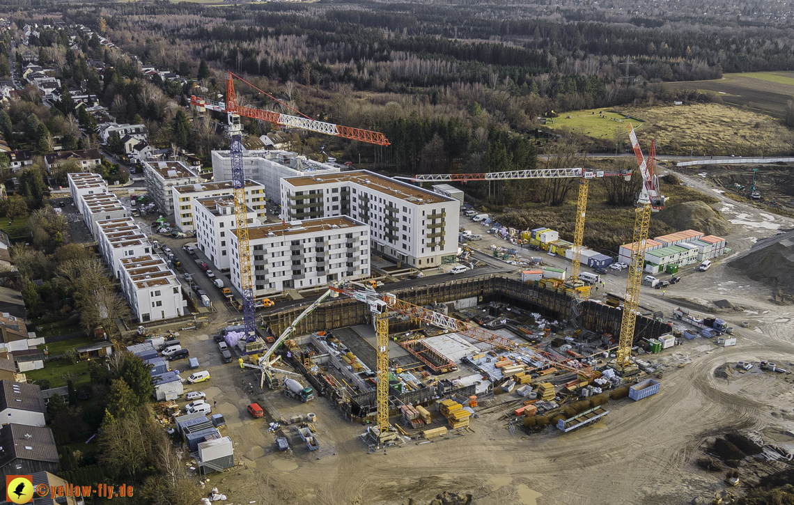 14.12.2020 - Baustelle Alexisquartier und PandionVerde in Neuperlach