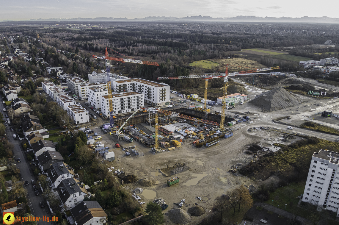 14.12.2020 - Baustelle Alexisquartier und PandionVerde in Neuperlach