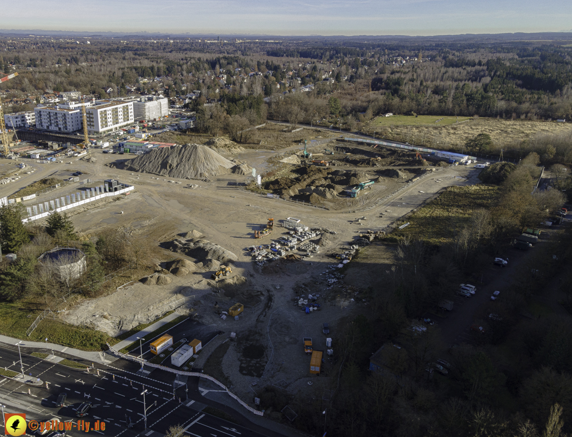14.12.2020 - Baustelle Alexisquartier und PandionVerde in Neuperlach
