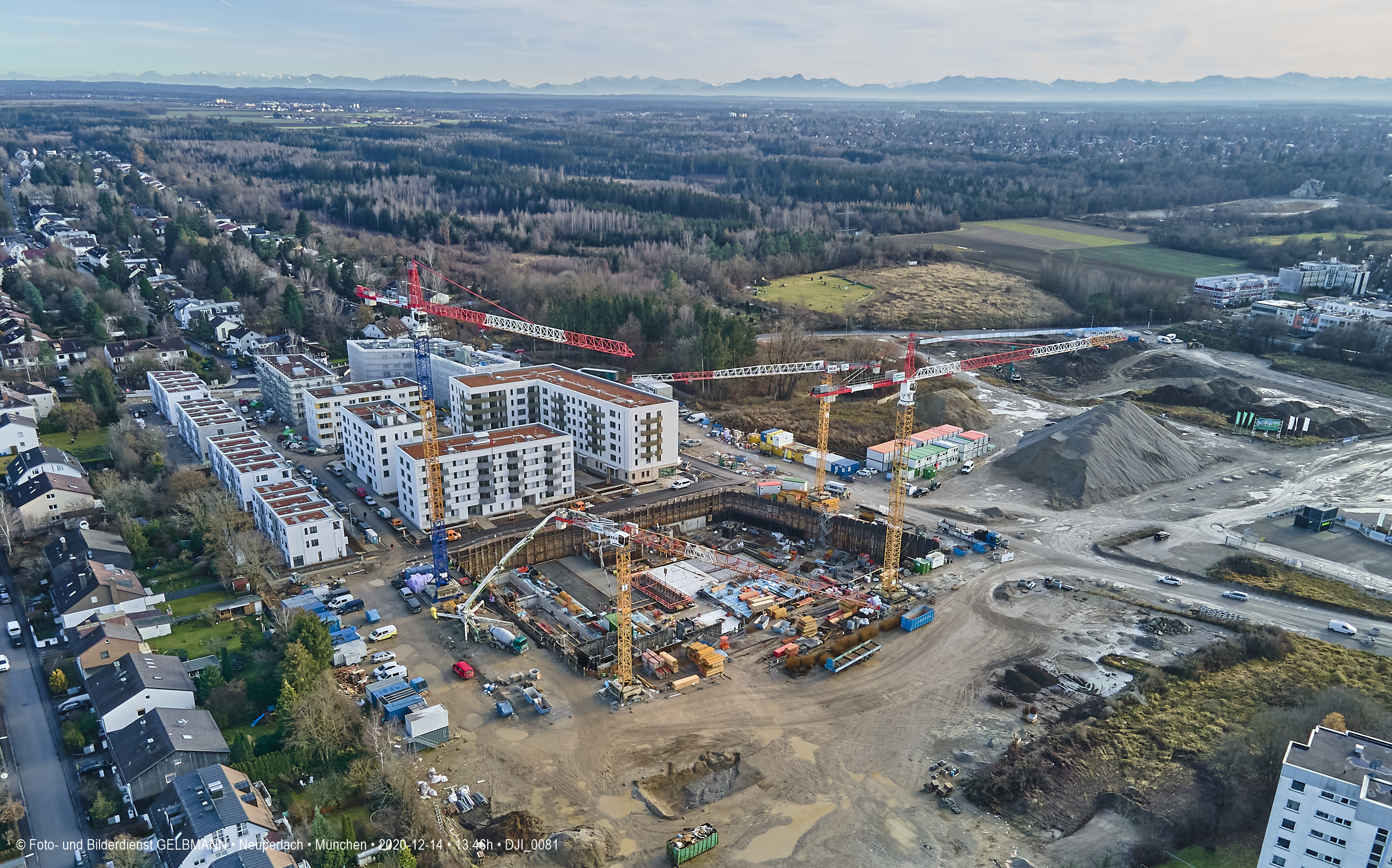 14.12.2020 - die Baustelle Alexisquartier in Neuperlach
