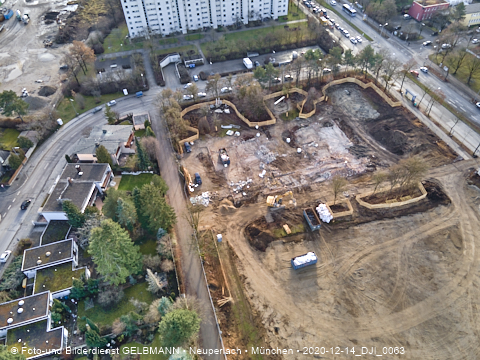 14.12.2020 - die Baustelle zur neuen Grundschule in Neuperlach