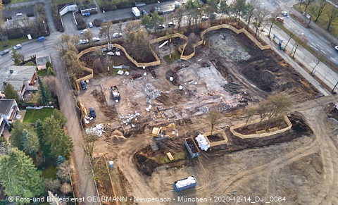 14.12.2020 - die Baustelle zur neuen Grundschule in Neuperlach