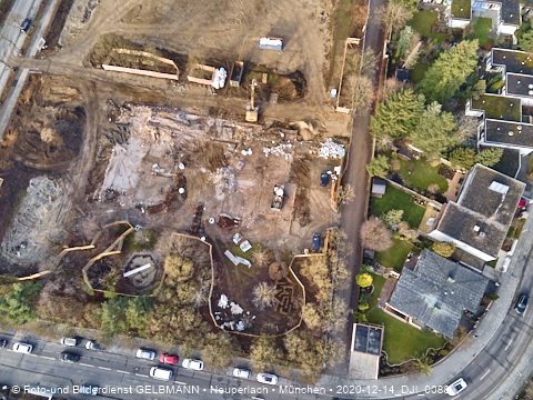 14.12.2020 - die Baustelle zur neuen Grundschule in Neuperlach