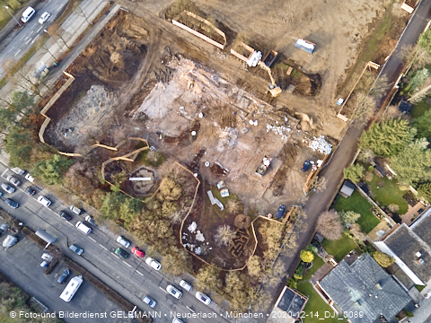 14.12.2020 - die Baustelle zur neuen Grundschule in Neuperlach