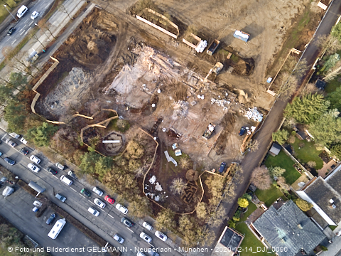 14.12.2020 - die Baustelle zur neuen Grundschule in Neuperlach