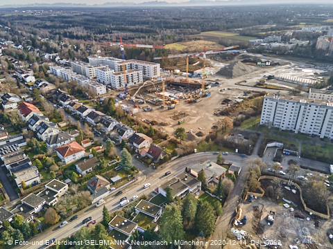 14.12.2020 - die Baustelle zur neuen Grundschule in Neuperlach