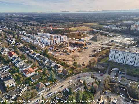 14.12.2020 - die Baustelle zur neuen Grundschule in Neuperlach