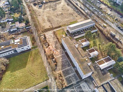 14.12.2020 - die Baustelle zur neuen Grundschule in Neuperlach