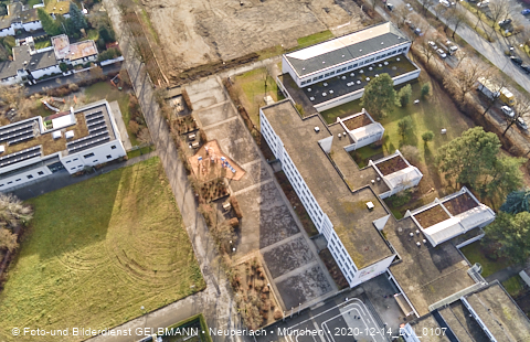 14.12.2020 - die Baustelle zur neuen Grundschule in Neuperlach