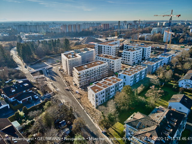 18.12.2020 - Baustelle Alexisquartier in Neuperlach