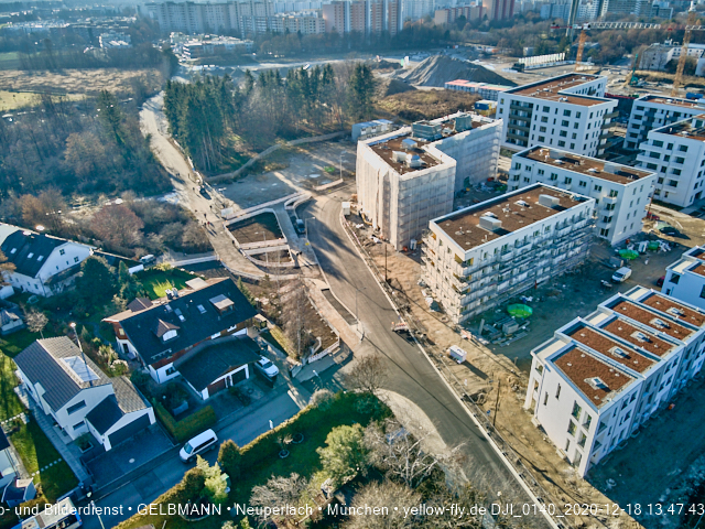 18.12.2020 - Baustelle Alexisquartier in Neuperlach