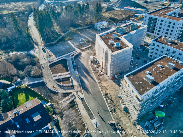 18.12.2020 - Baustelle Alexisquartier in Neuperlach