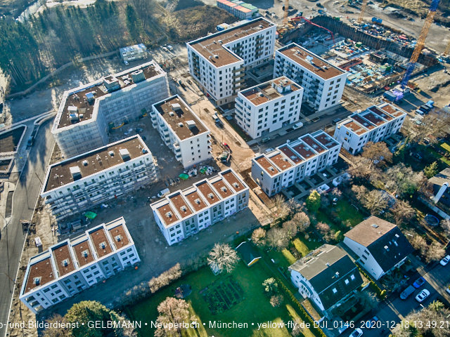 18.12.2020 - Baustelle Alexisquartier in Neuperlach