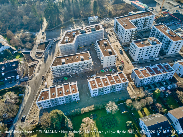 18.12.2020 - Baustelle Alexisquartier in Neuperlach