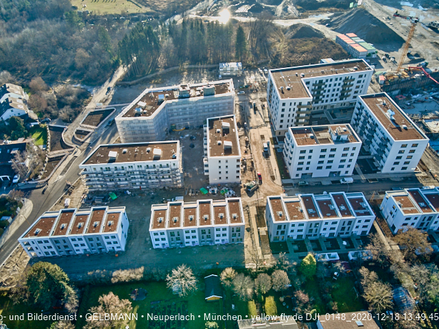 18.12.2020 - Baustelle Alexisquartier in Neuperlach