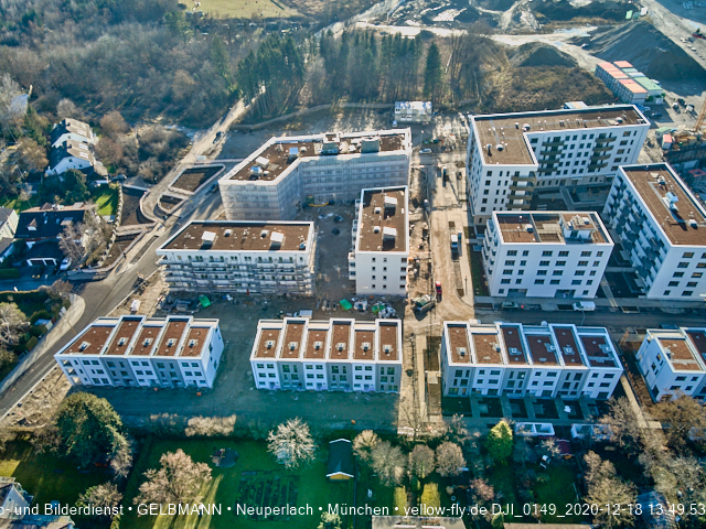 18.12.2020 - Baustelle Alexisquartier in Neuperlach