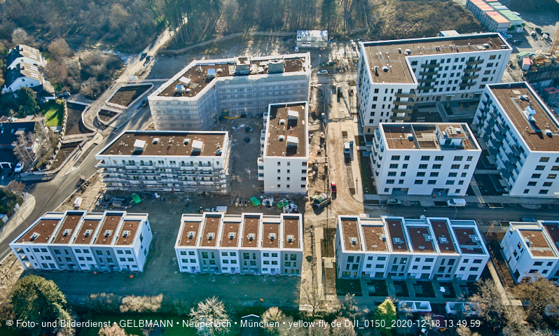 18.12.2020 - Baustelle Alexisquartier in Neuperlach