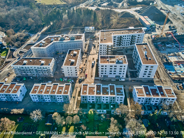 18.12.2020 - Baustelle Alexisquartier in Neuperlach