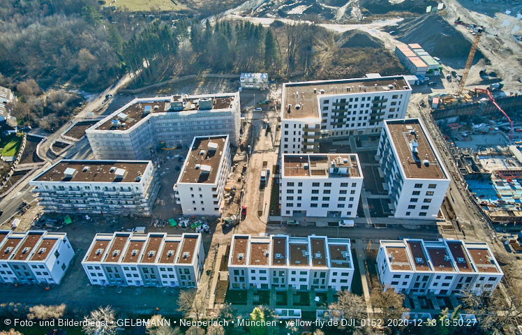 18.12.2020 - Baustelle Alexisquartier in Neuperlach