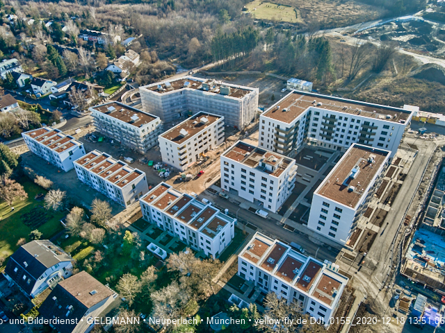 18.12.2020 - Baustelle Alexisquartier in Neuperlach